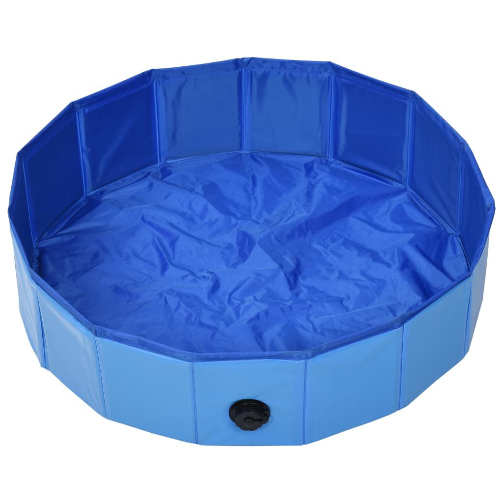 Piscine Pliable pour Chien Bleu 120x30cm