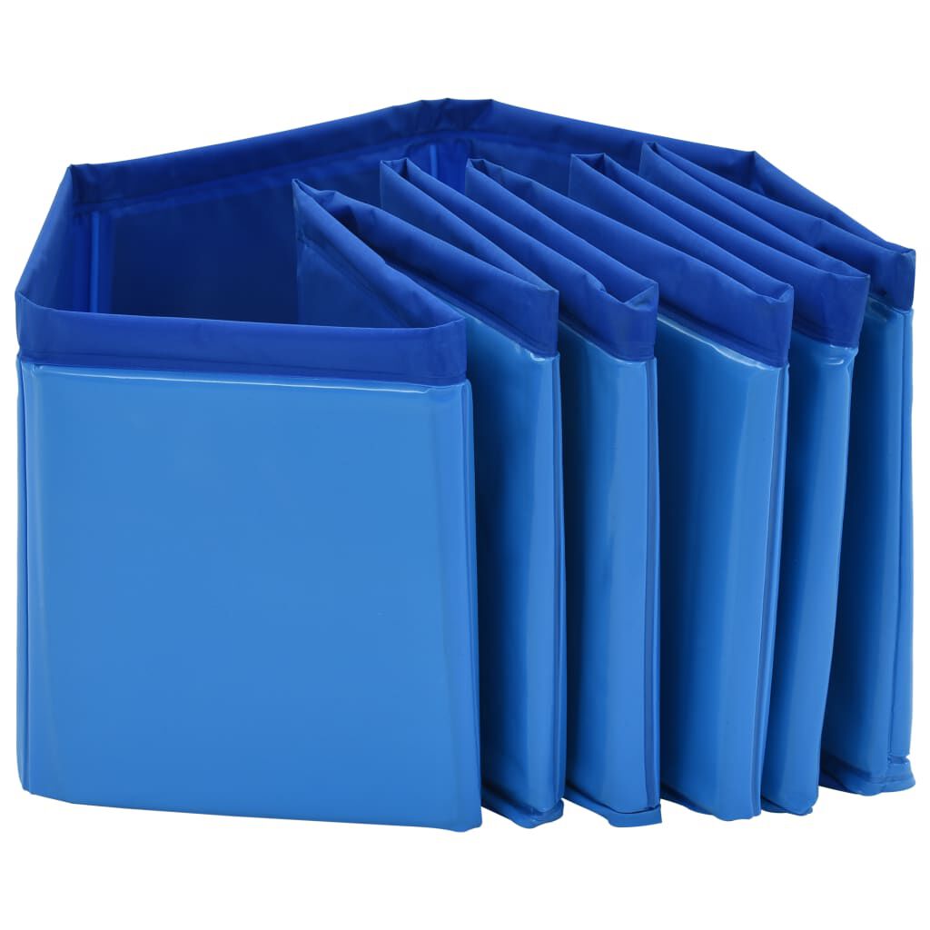 Piscine Pliable pour Chien Bleu 120x30cm