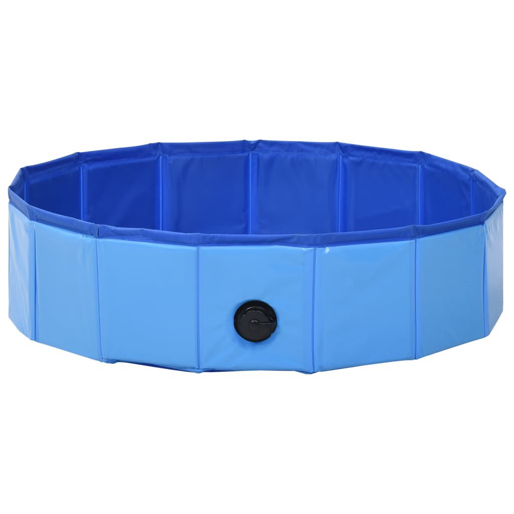Piscine Pliable pour Chien Bleu 120x30cm