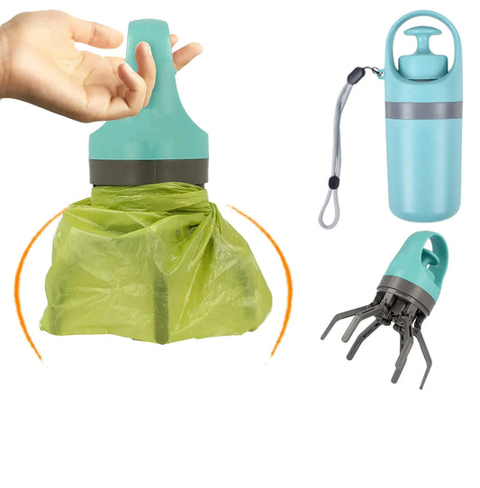 Ramasse Crottes Chien Portable avec Sacs 
