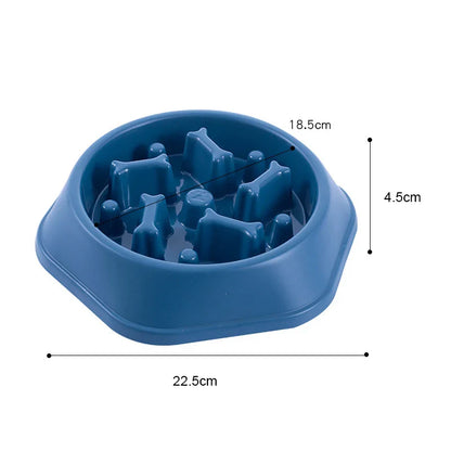 Bol Anti-Glouton pour Chien – Gamelle Ralentissant l’Ingestion