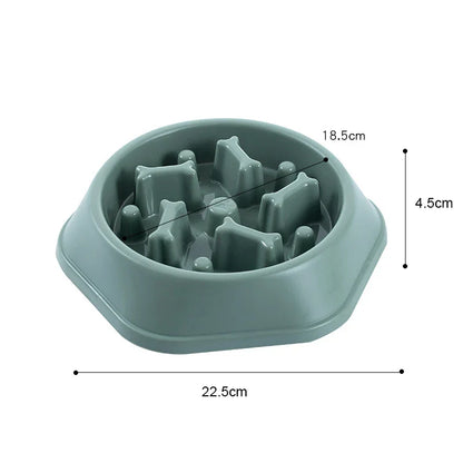 Bol Anti-Glouton pour Chien – Gamelle Ralentissant l’Ingestion