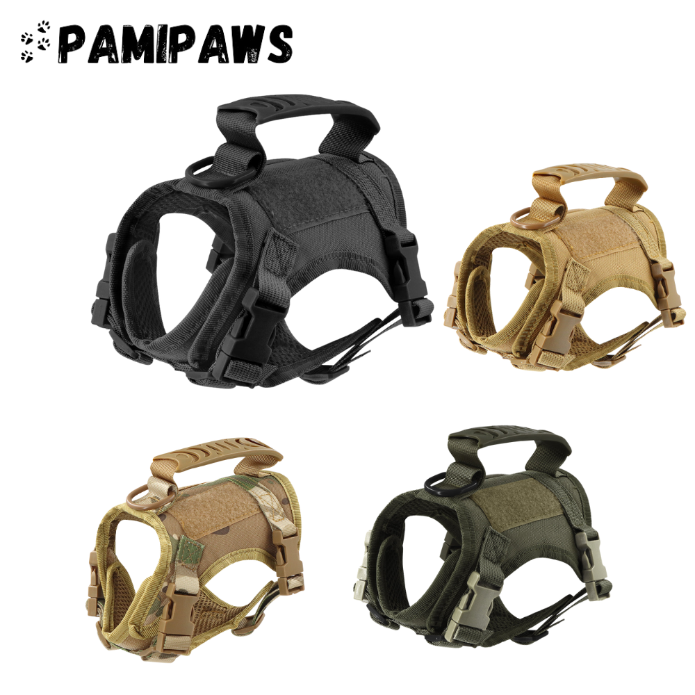 Harnais Tactique pour Petit Chien – Confort et Sécurité