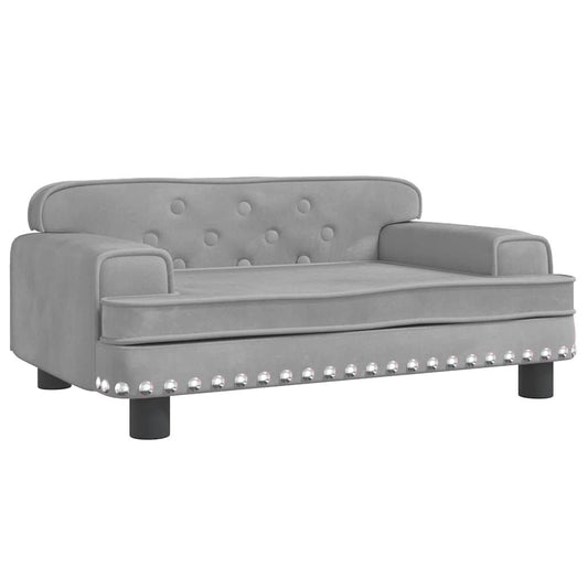 Lit pour Chien Gris Clair 70x45