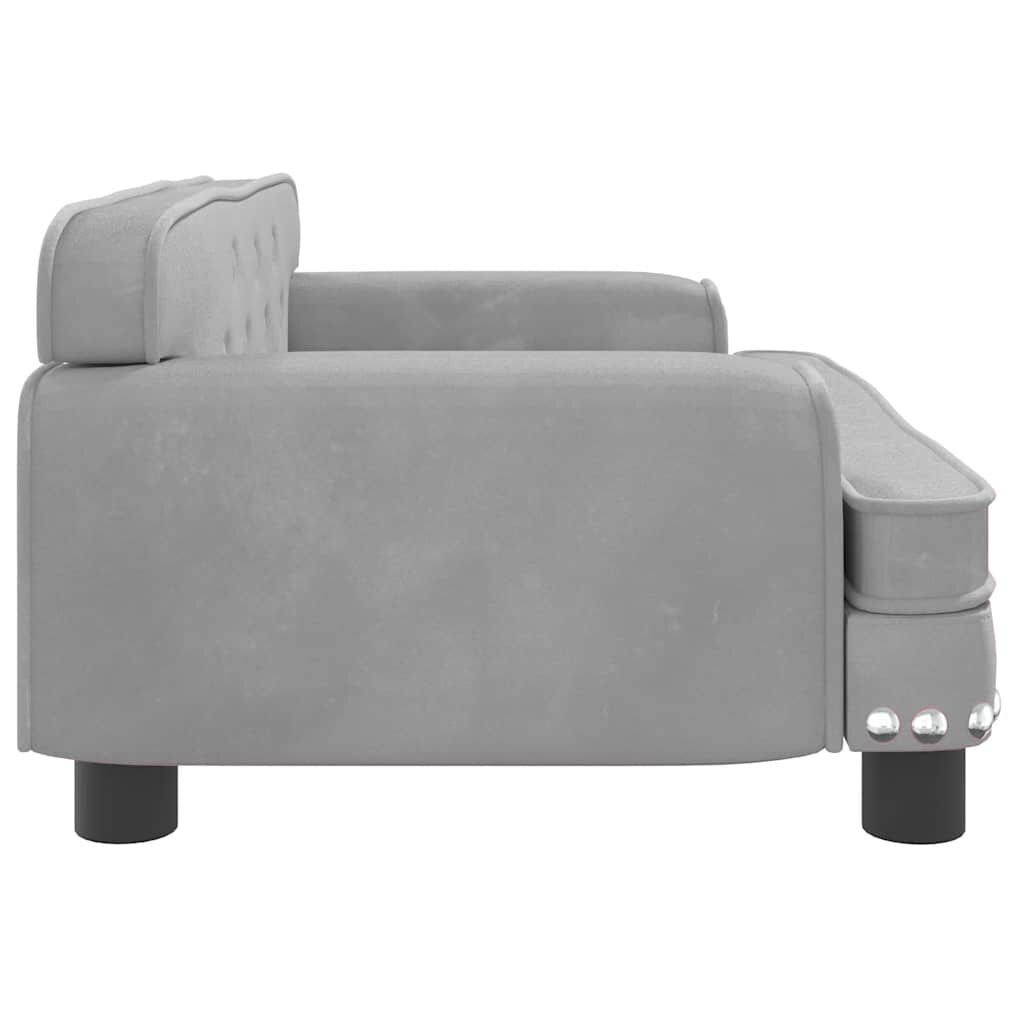 Lit pour Chien Gris Clair 70x45