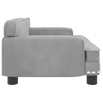 Lit pour Chien Gris Clair 70x45