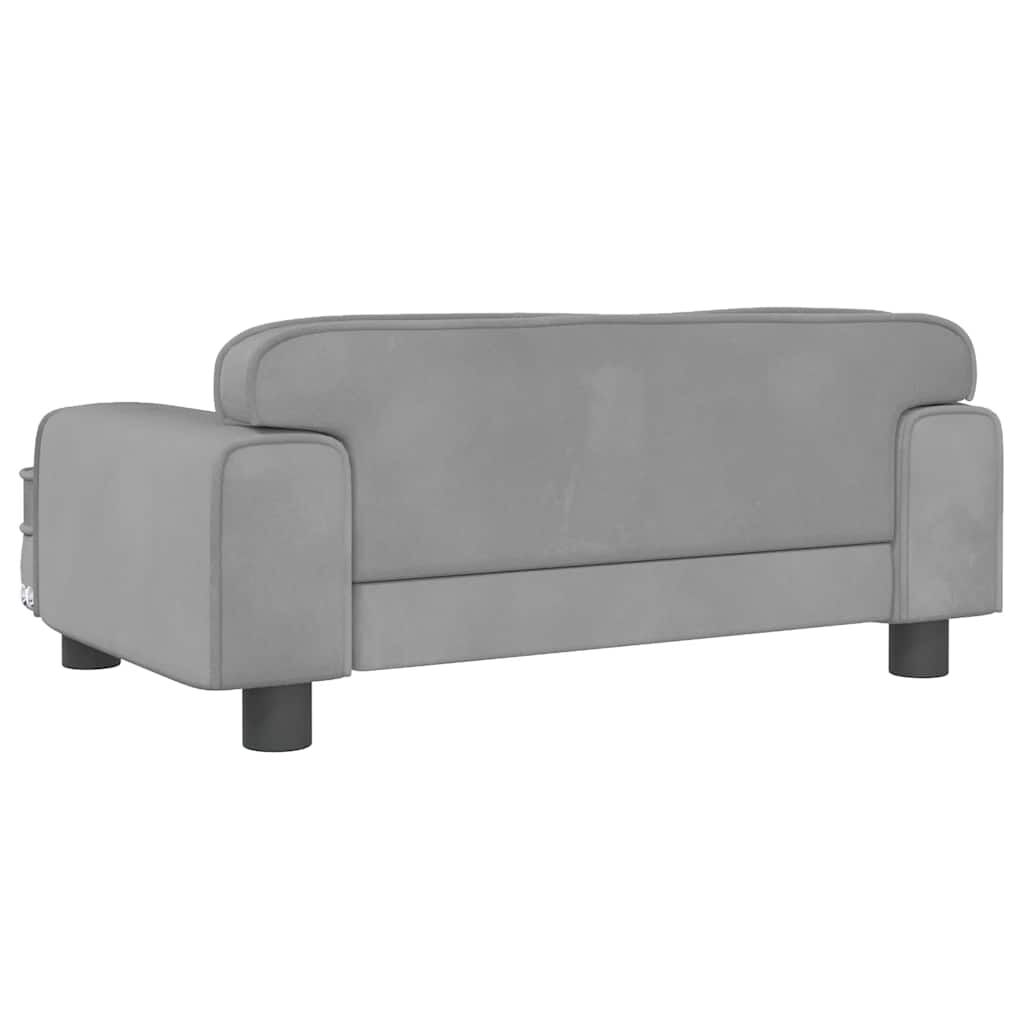 Lit pour Chien Gris Clair 70x45