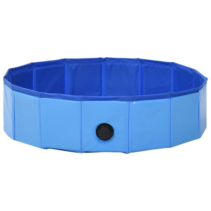 Piscine Pliable pour Chien Bleu 120x30cm