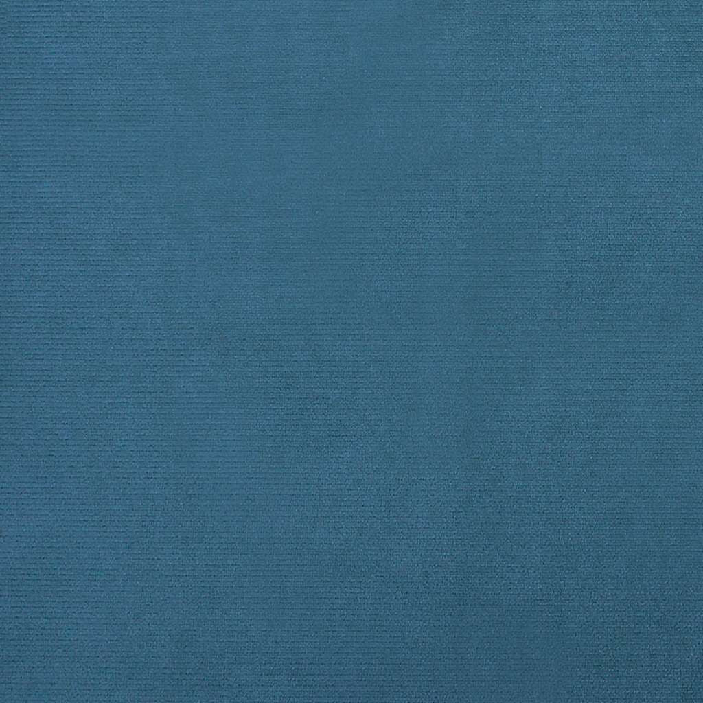 Lit Pour Chien Bleu Velours 70x45x26,5 cm